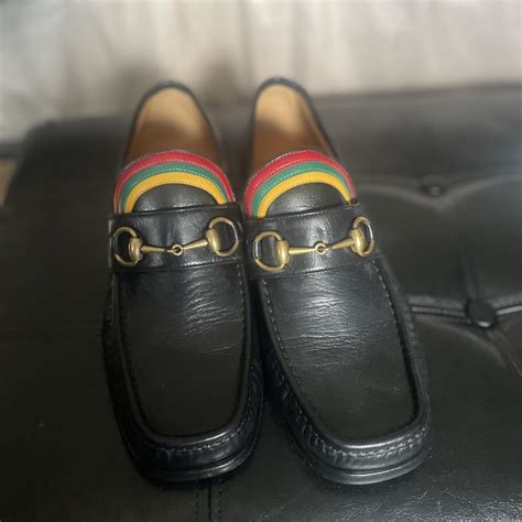 gucci rainbow loafer boots